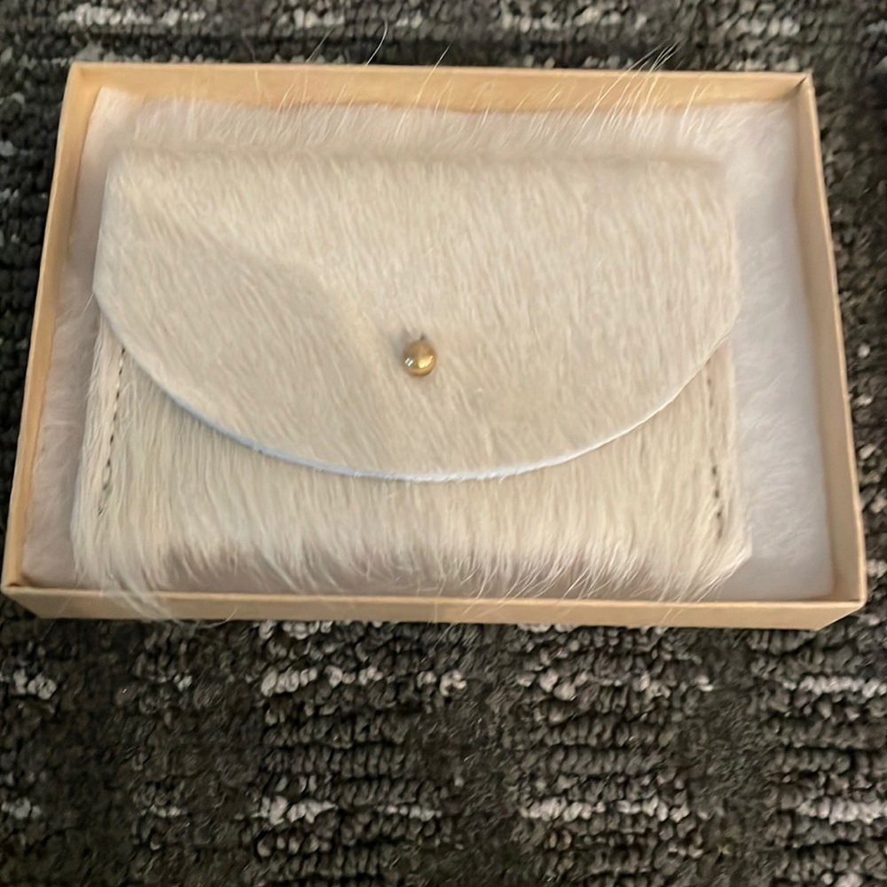 Authentic cowl wool wallet